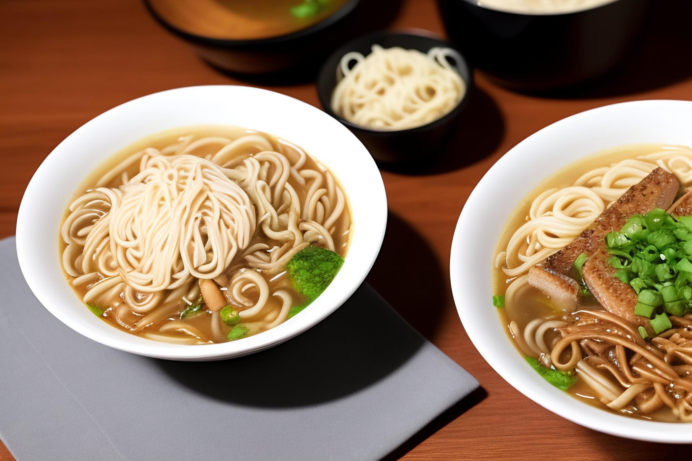 Delicious noodles. Fast food meal with appetizing pasta and chopsticks. Stock Free