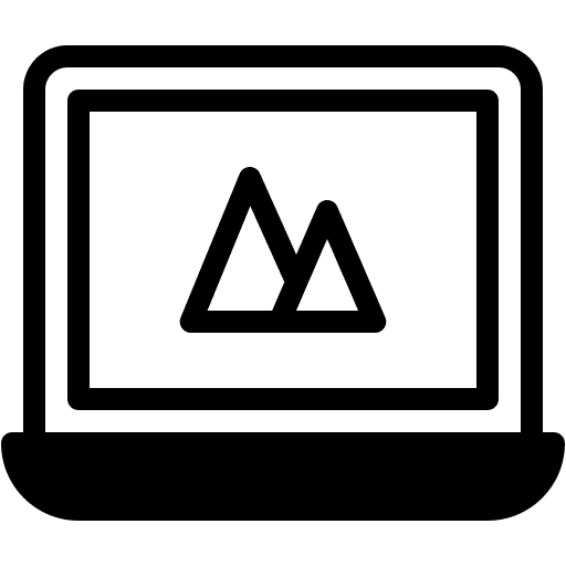 Laptop, computer, tool icon