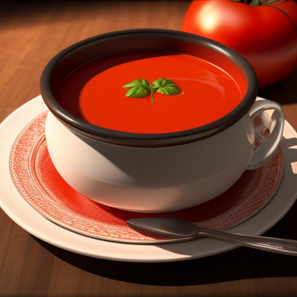 Classic tomato soup by by @ai_generated