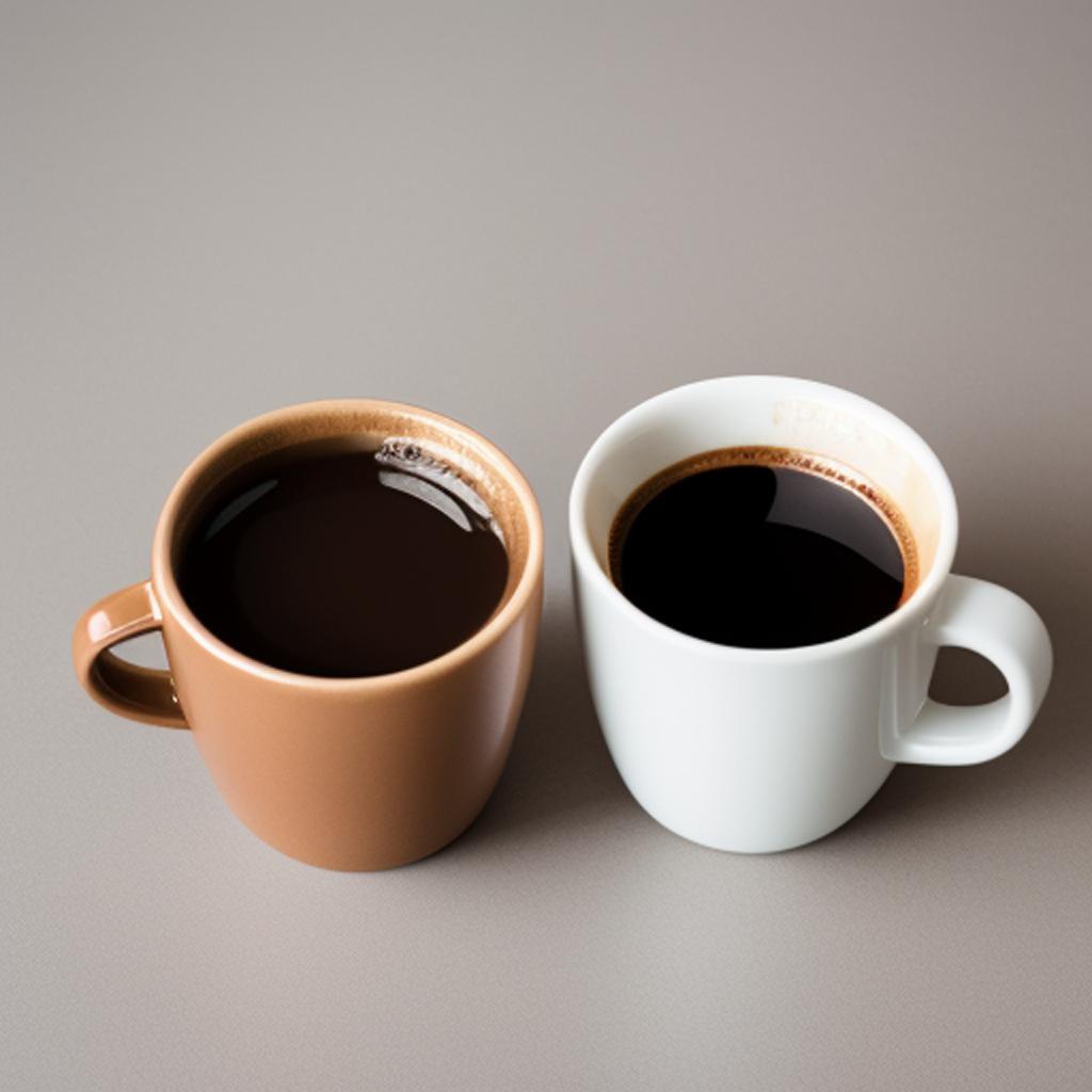 Two coffee cupl by by @ai_generated