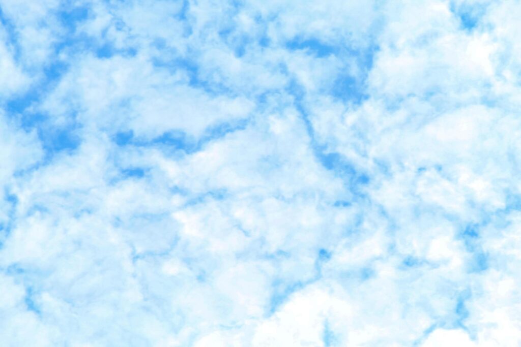 White clouds on blue sky, wallpaper and pattern background Stock Free