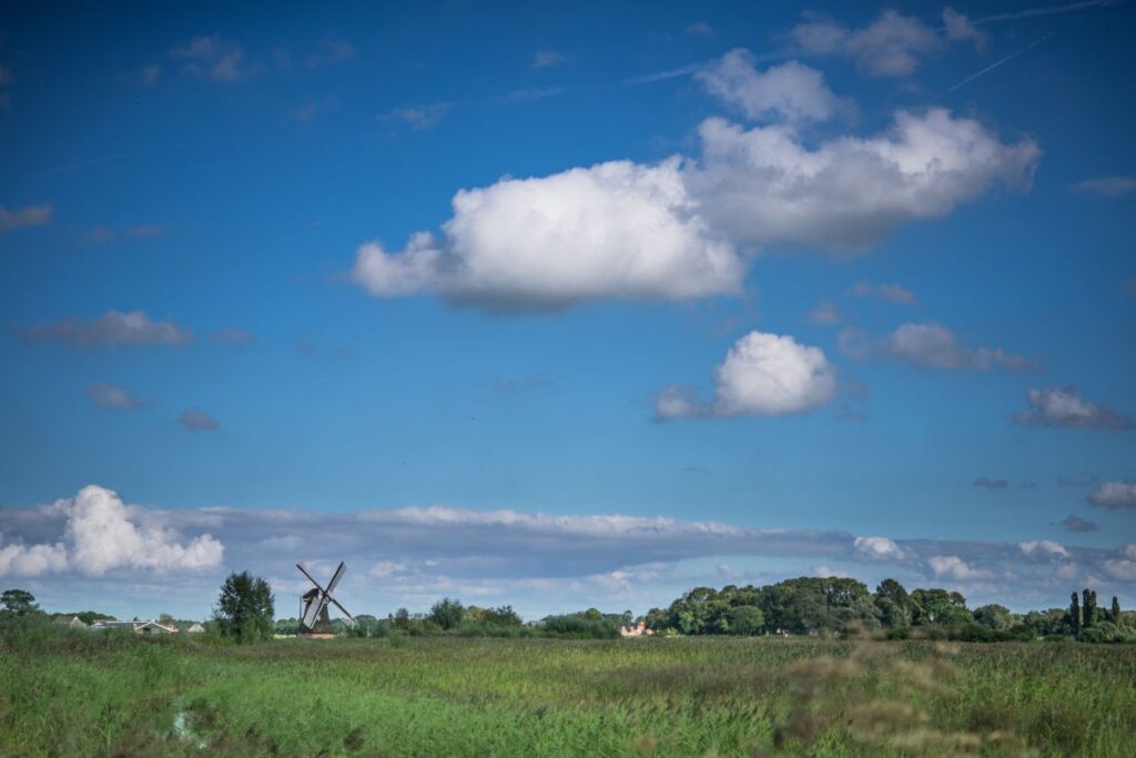 Typical dutch landscape Stock Free