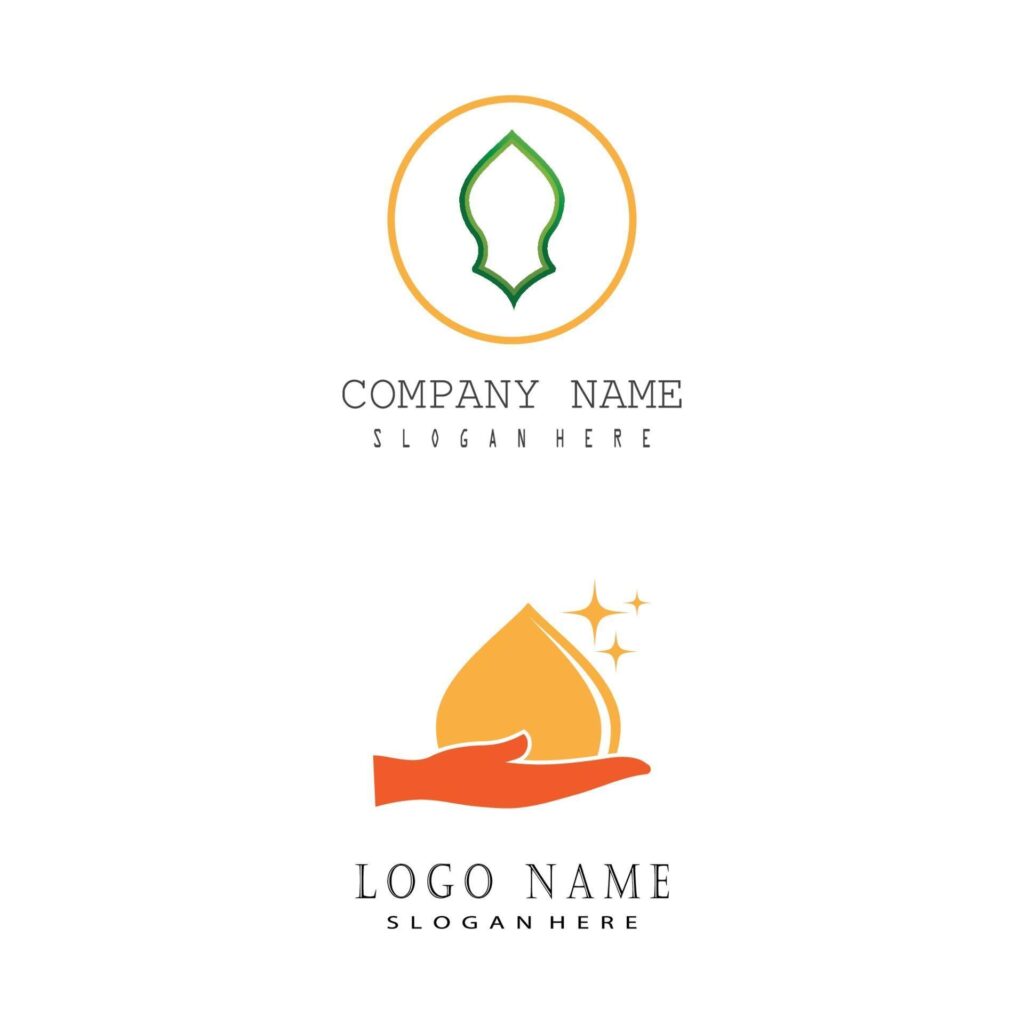 Mosque Logo Template vector symbol illustration design Stock Free