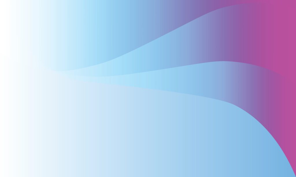 Abstract white, blue and pink gradient wave background. Free Vector