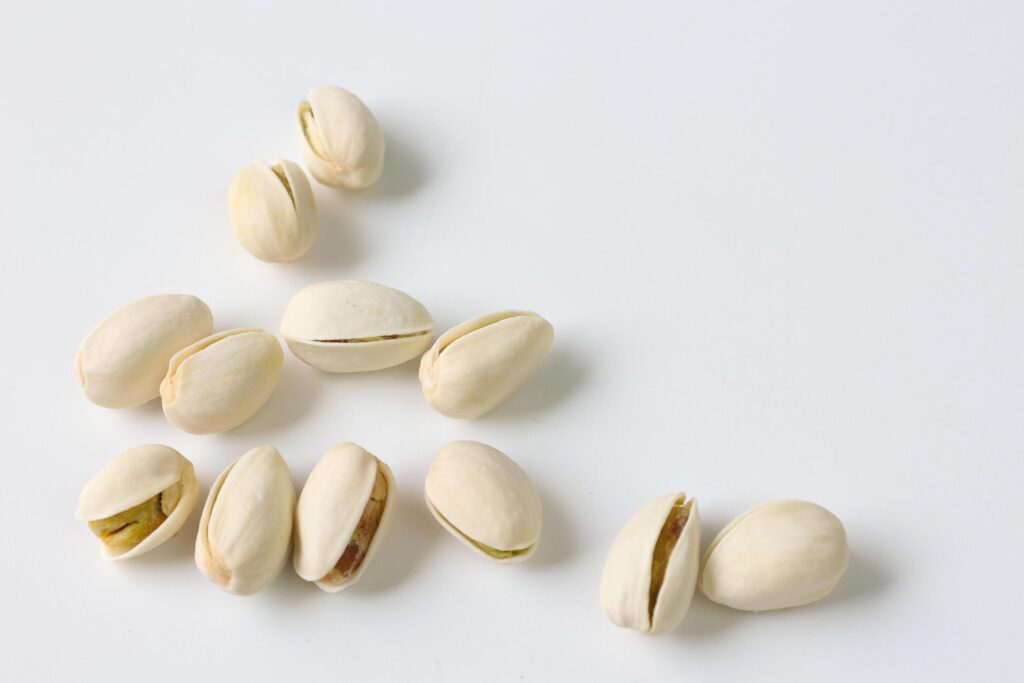 Pistachio nut isolated on white background Stock Free