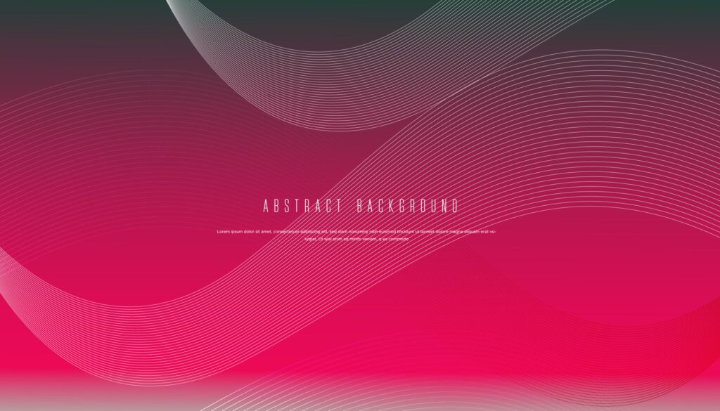 abstract wave background with soft pink color template Free Vector