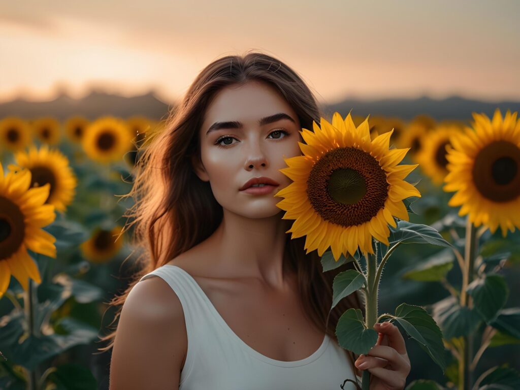 yellow Sun flower background Stock Free