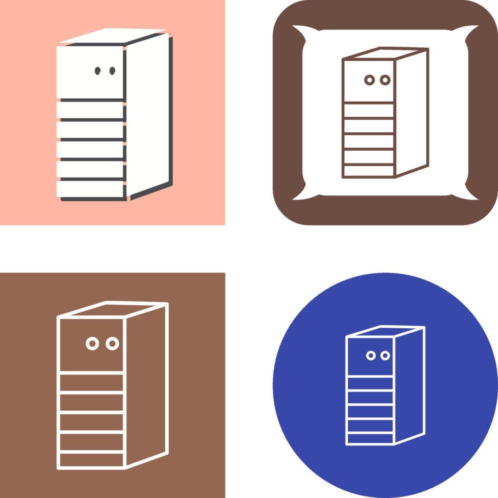 Server Network Icon Design Stock Free