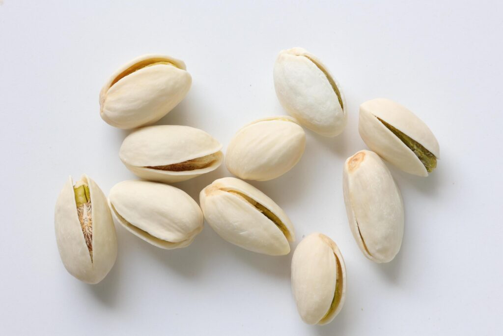 Pistachio nut isolated on white background Stock Free