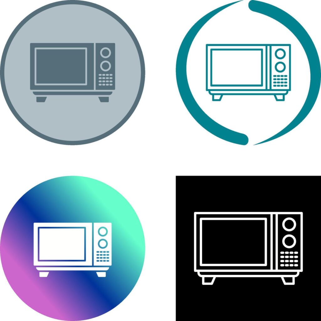 Microwave Icon Design Stock Free