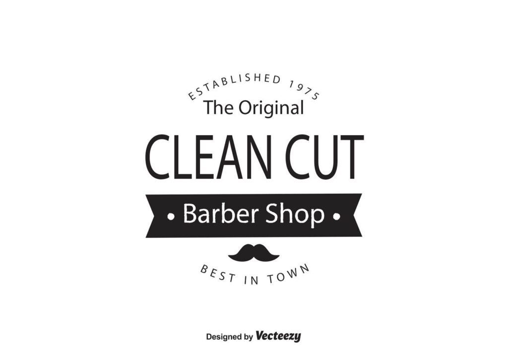 Barber Shop Logo Template Stock Free and Free SVG