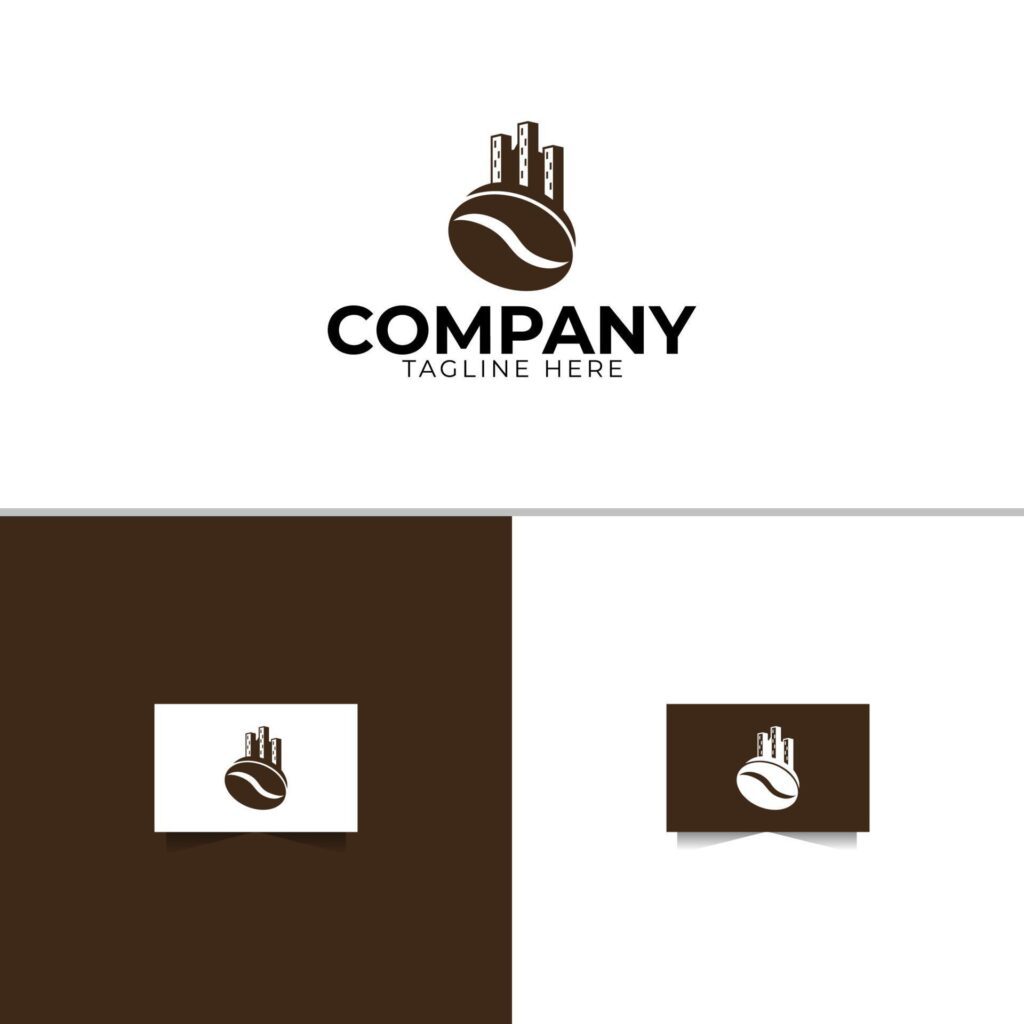 Coffee City Logo Design Template Stock Free