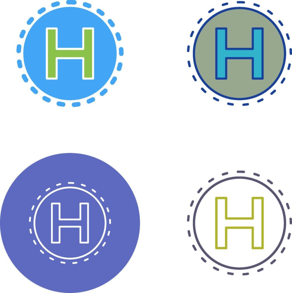 Helipad Icon Design Stock Free