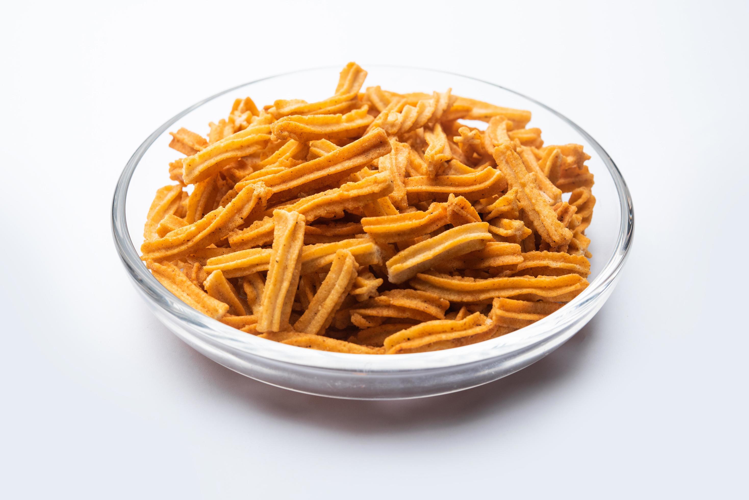 Salted Soya Sticks Indian namkeen food Stock Free