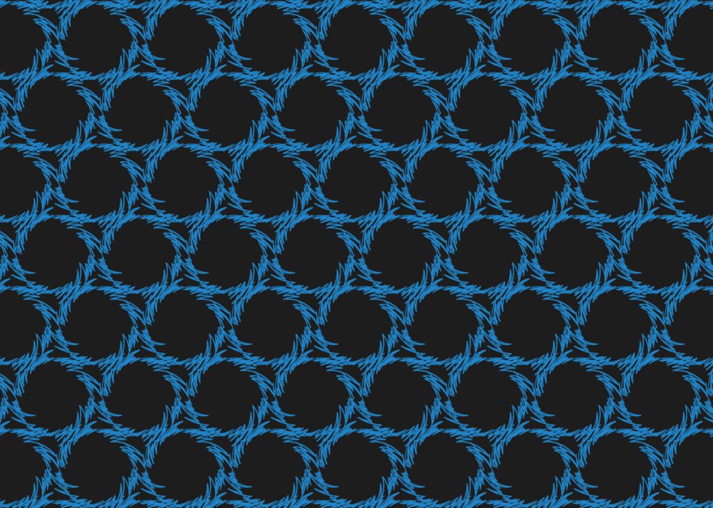 Circular Dark Blue Pattern Background Free Vector