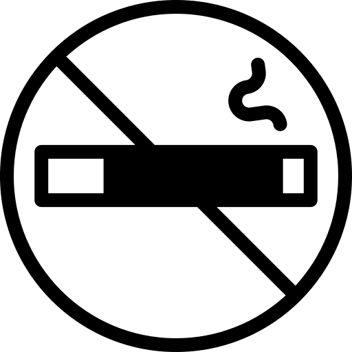 No, smoking, curette icon