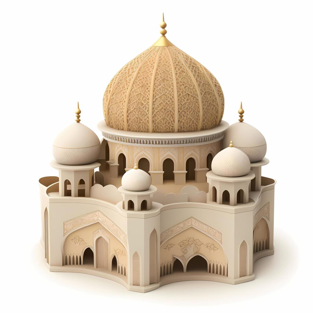 mosque AI Generated Stock Free