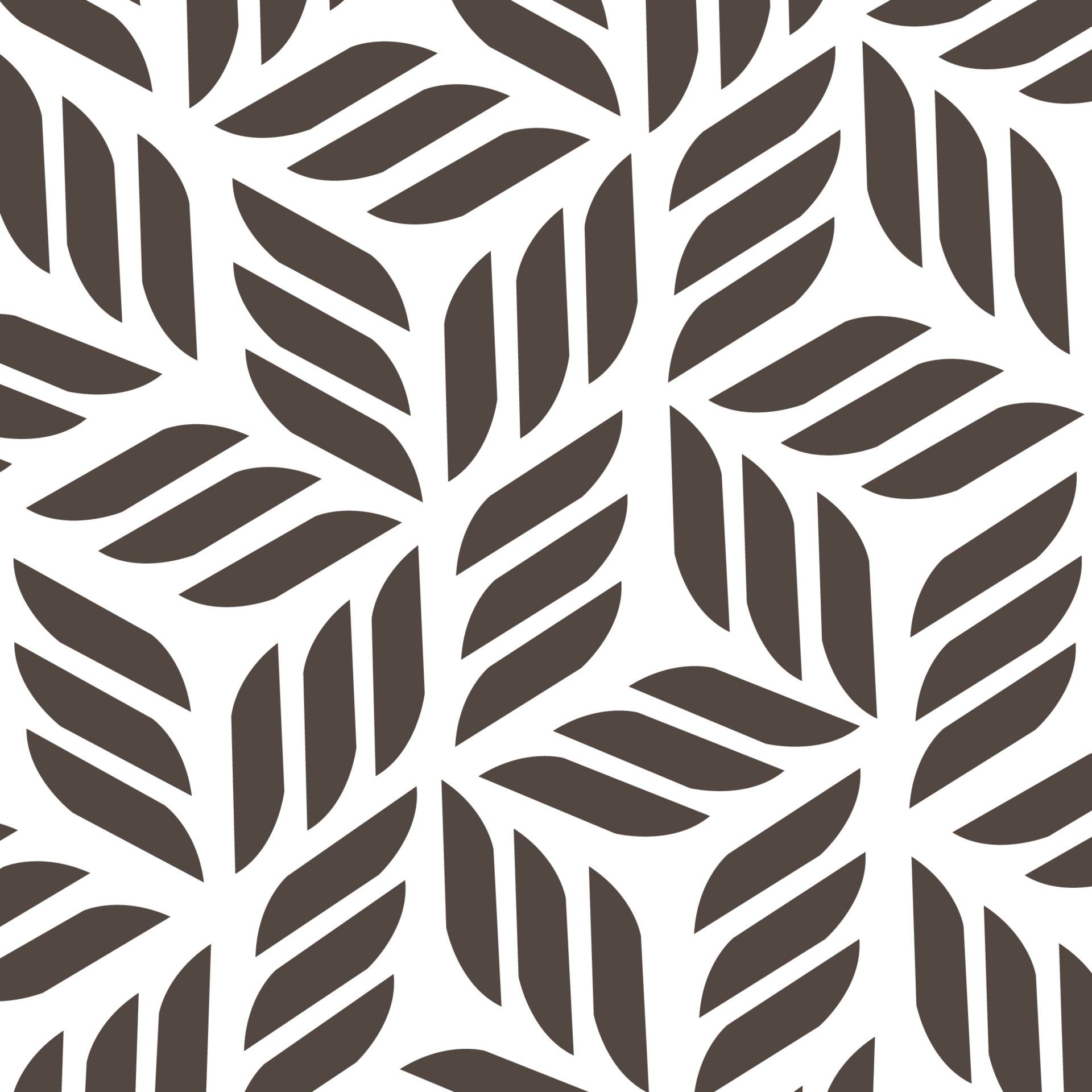 Seamless abstract leaves pattern vector background Free Vector