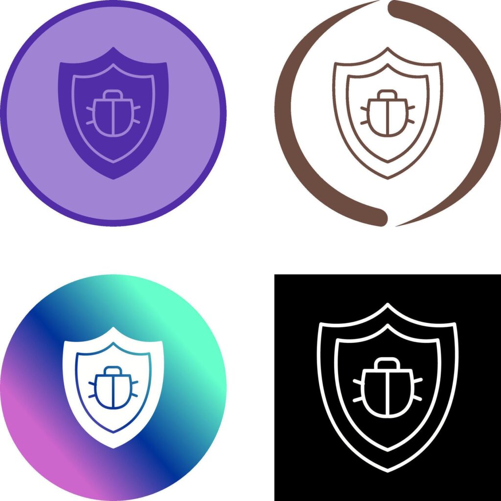 Antivirus Icon Design Stock Free