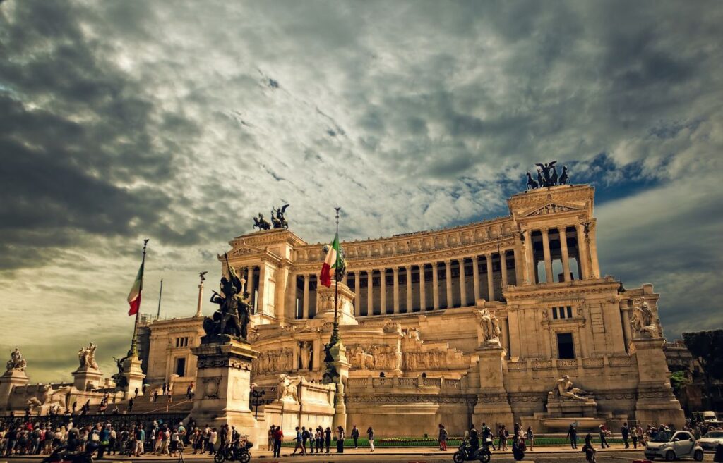 Altare della patria Stock Free