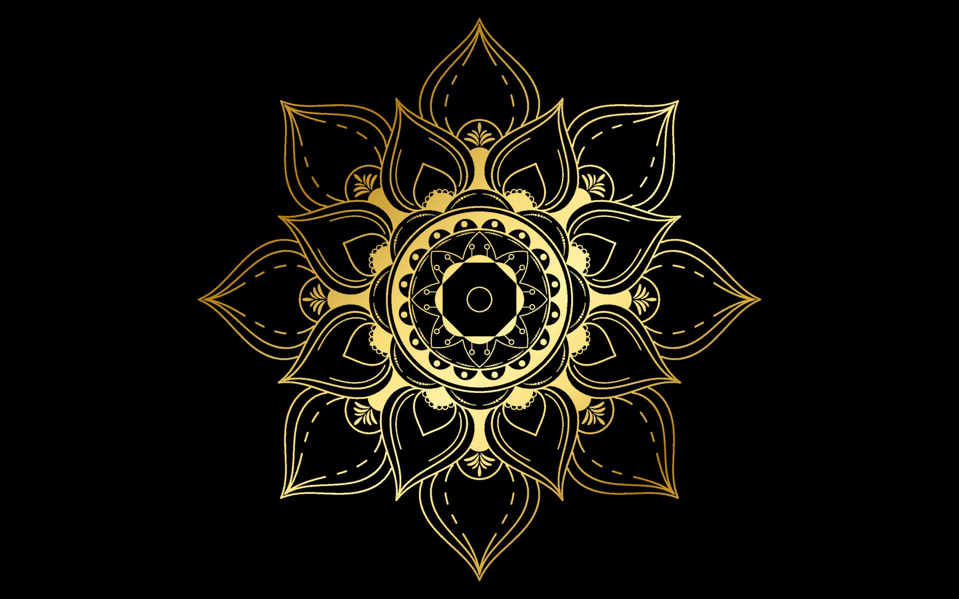 Mandala floral pattern, Vintage decorative elements Free Vector and Free SVG