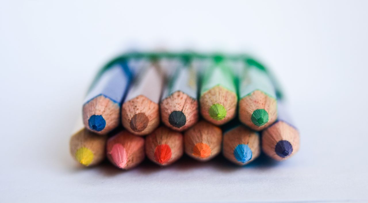 Colored Pencils Stock Free