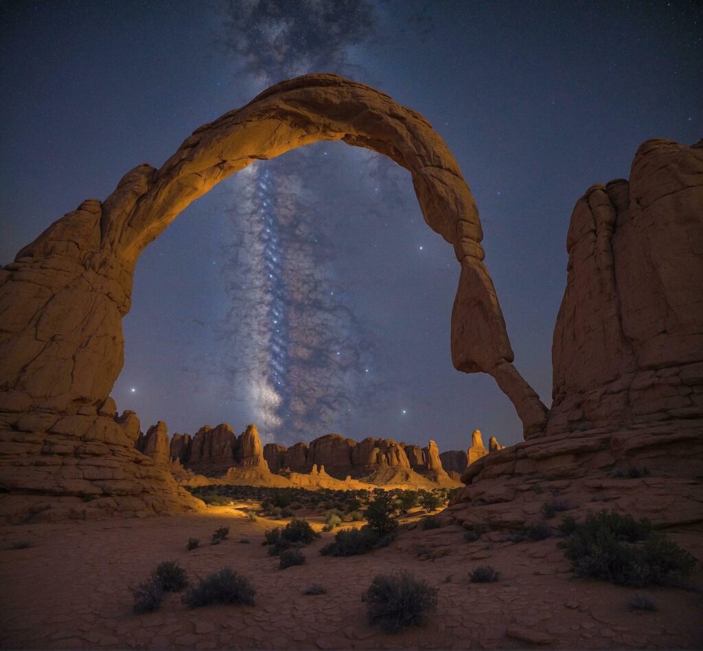 Arches National Park, Utah, United States. Famous Arch. Free Photo