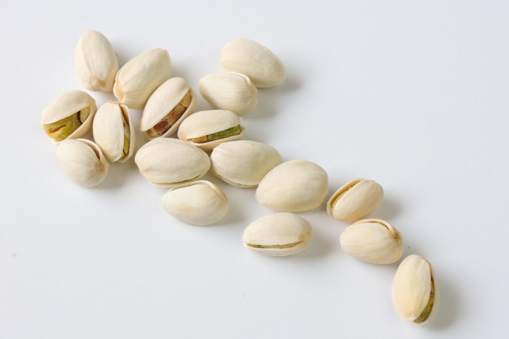 Pistachio nut isolated on white background Stock Free