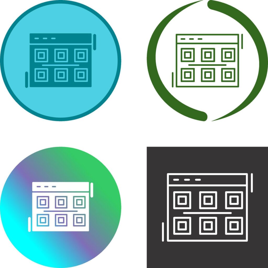 Layout Icon Design Stock Free