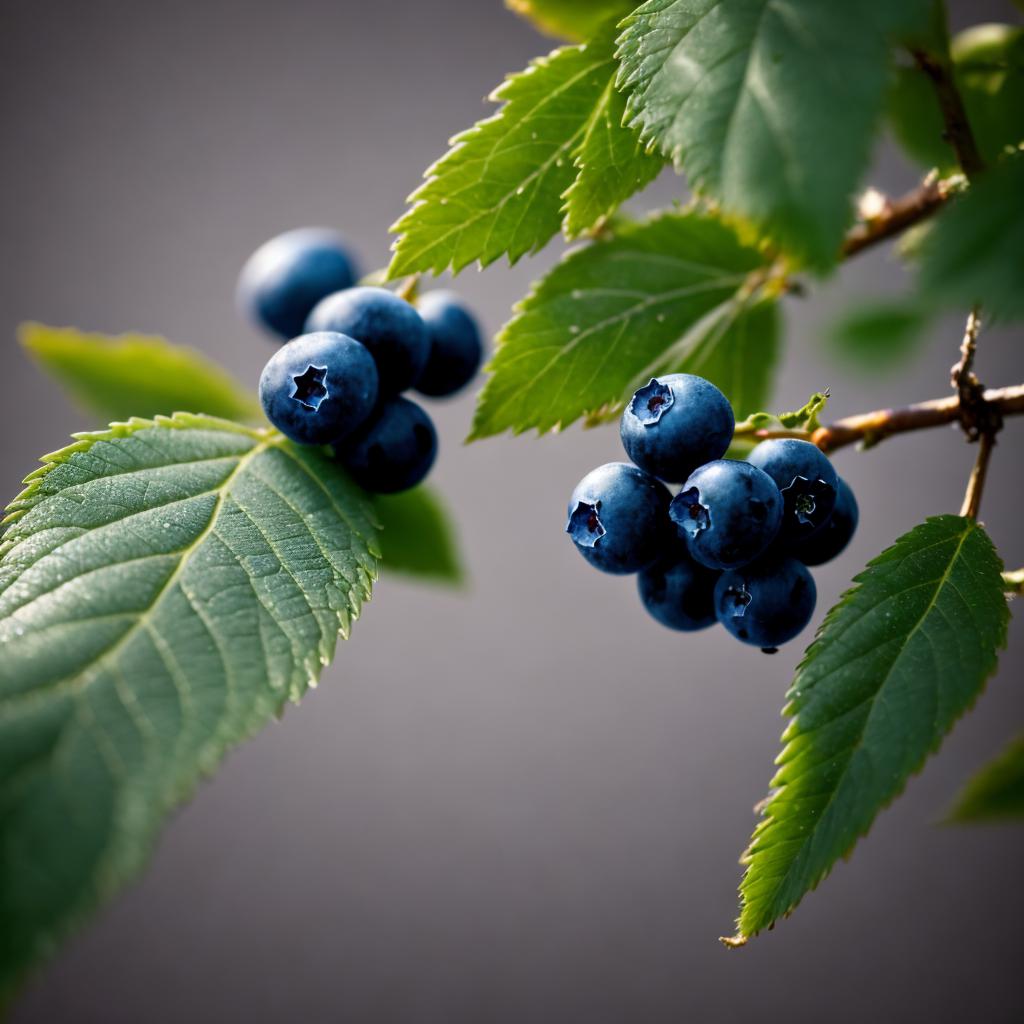 Bluesberry tree Nature photography,HD by @ai_generated