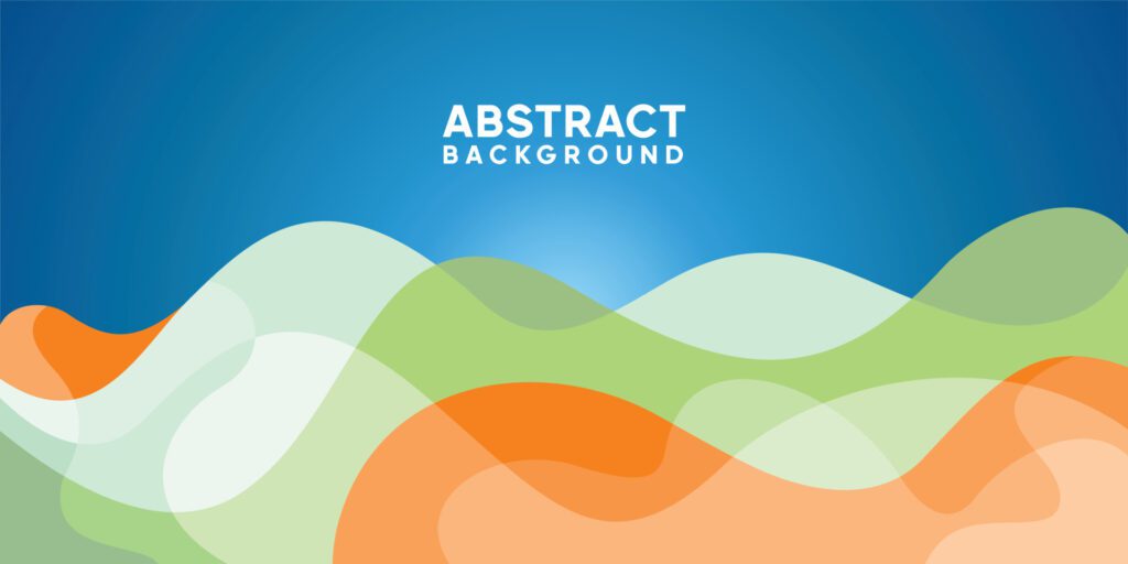 Abstract wavy background vector design for banner template Free Vector and Free SVG