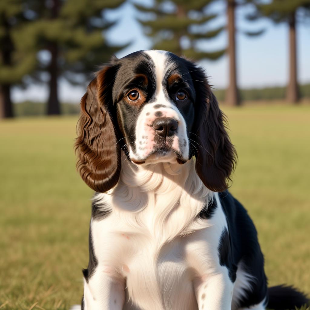 Dog English springer spaniel by @ai_generated