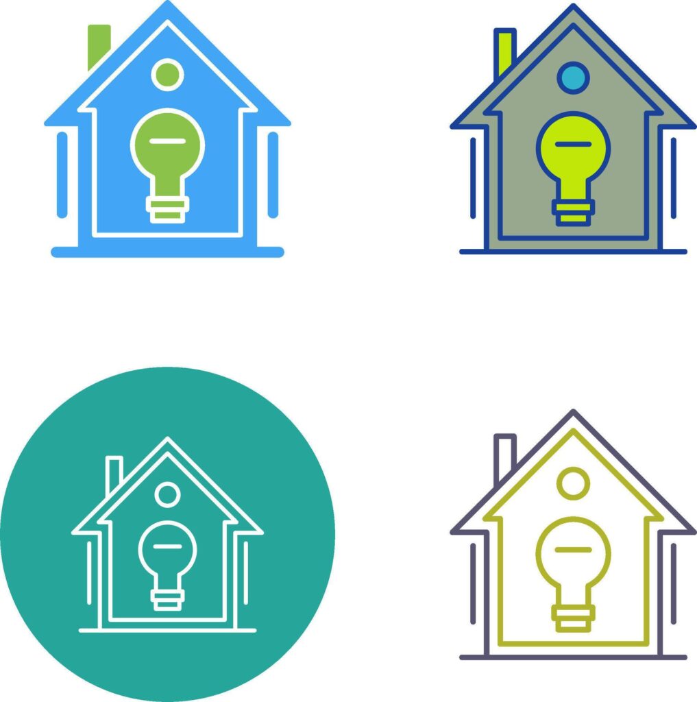 Home Automation Icon Design Stock Free