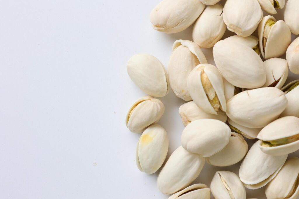 Pistachio nut isolated on white background Stock Free