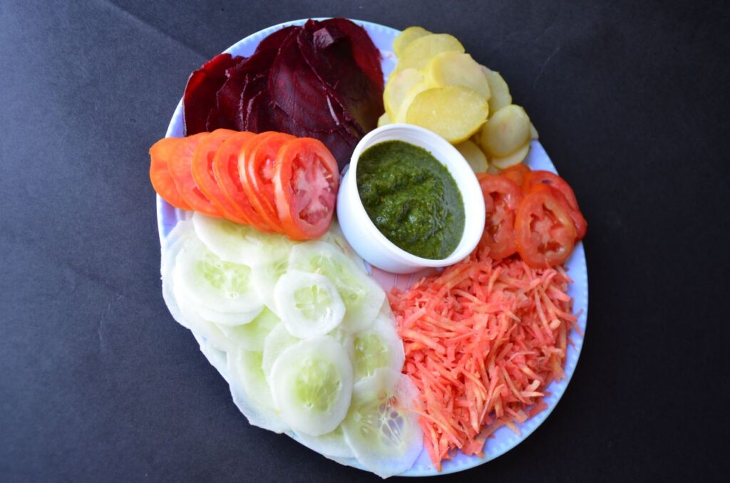 Salad Plate Chutney 5 Stock Free