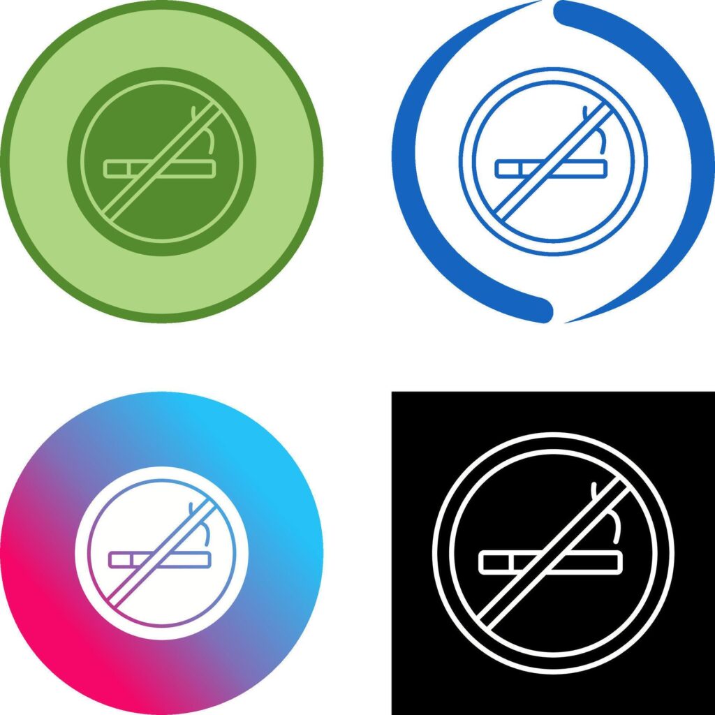 No Smoking Icon Design Stock Free