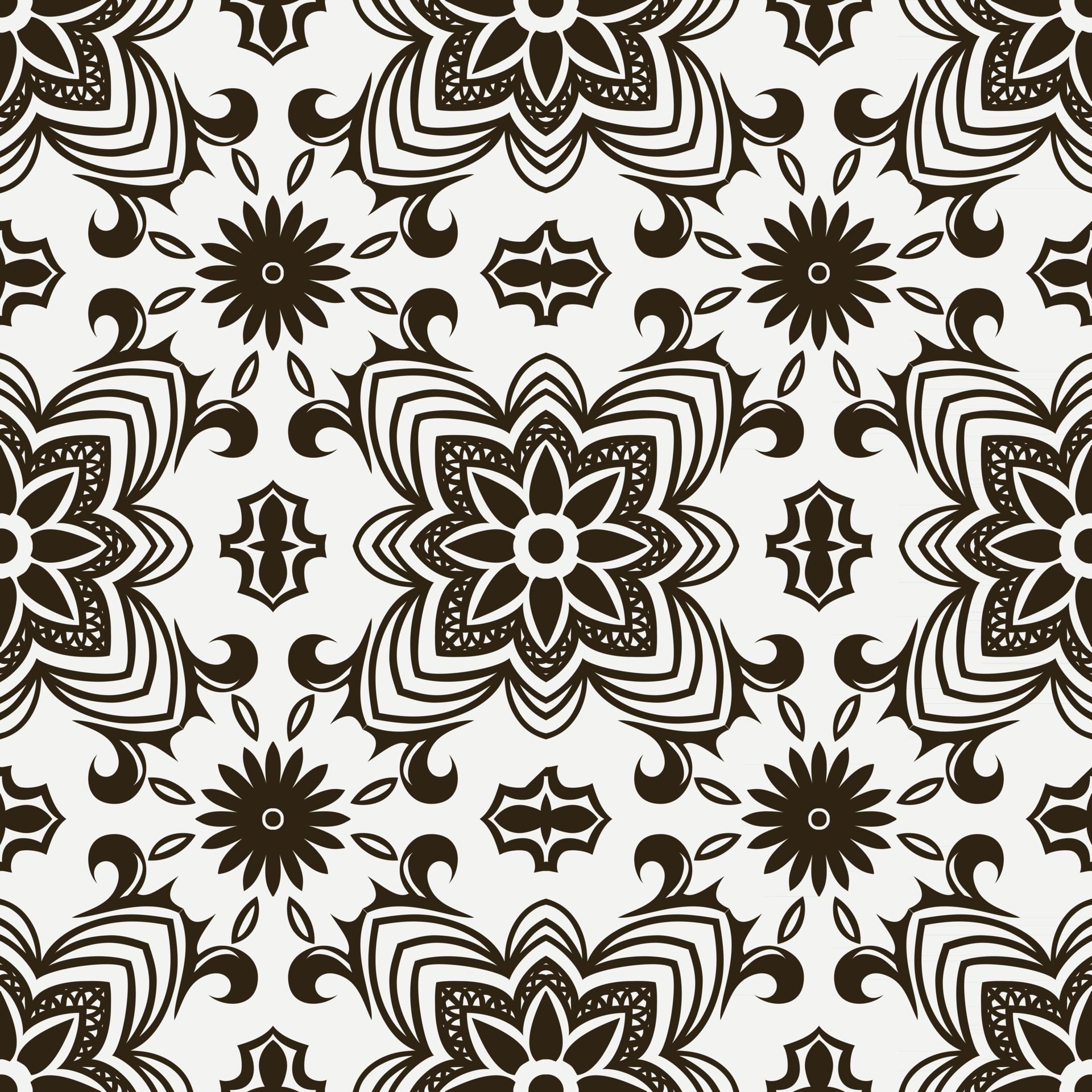 decorative seamless pattern vector Free Vector