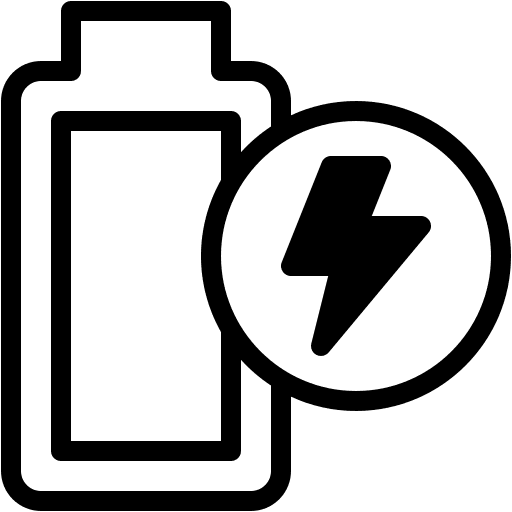 Full, battery, electronics icon