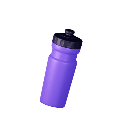 Sports, bottle, drink 3D illustration