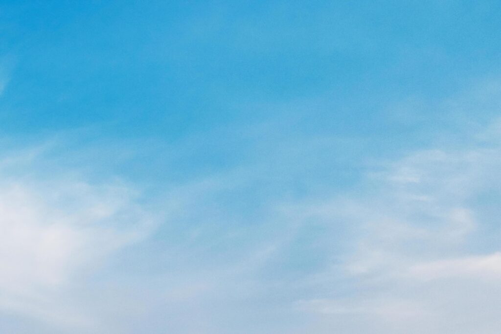 beautiful blue sky with white cloud view nature Stock Free