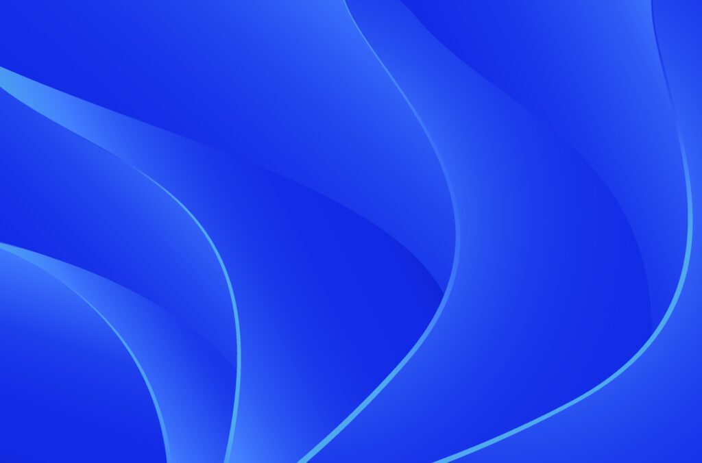 Abstract background of curved lines in dark blue colors, Dynamic shapes composition Free Vector and Free SVG