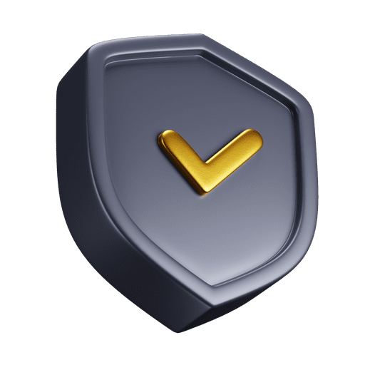 Premium, sheild 3D illustration