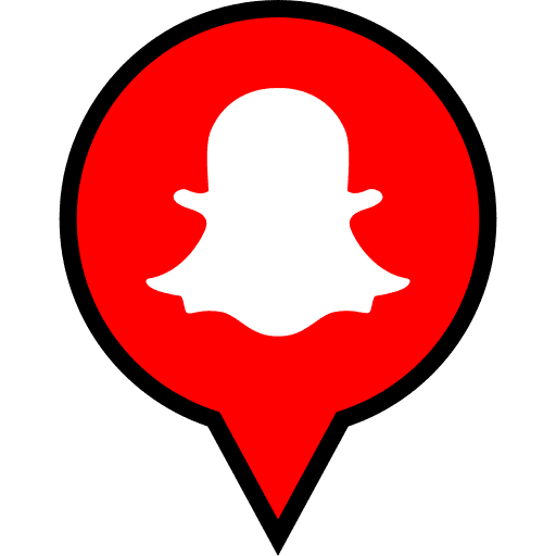 Snapchat, pin, location icon