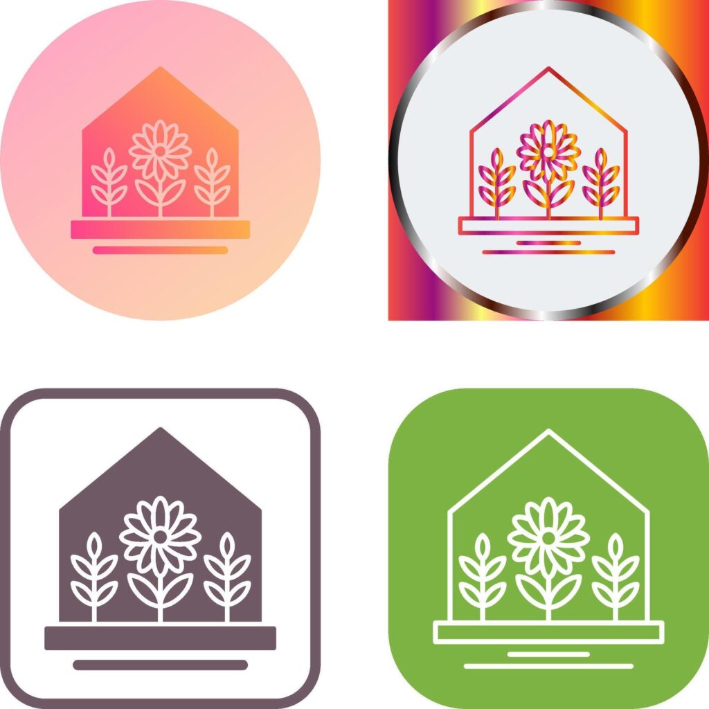 Farm House Icon Design Stock Free