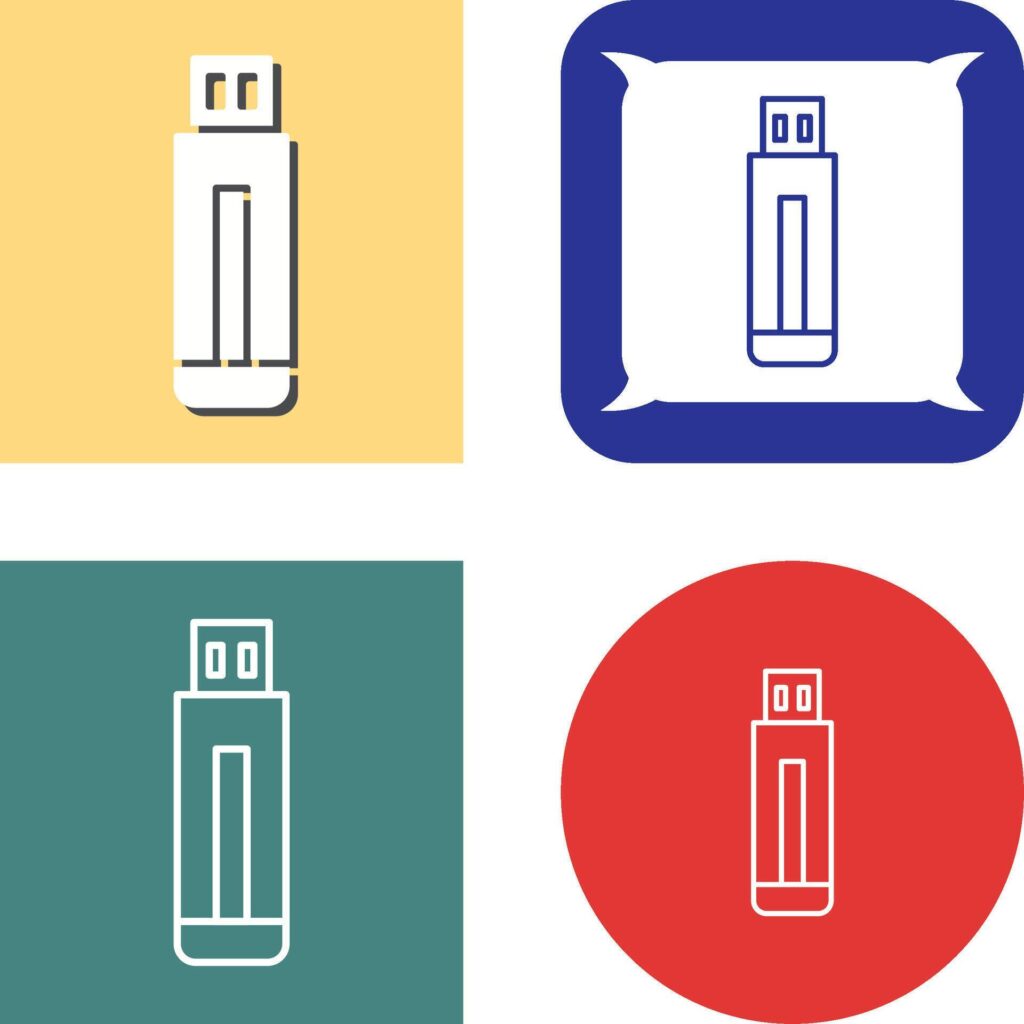 USB Drive Icon Design Stock Free