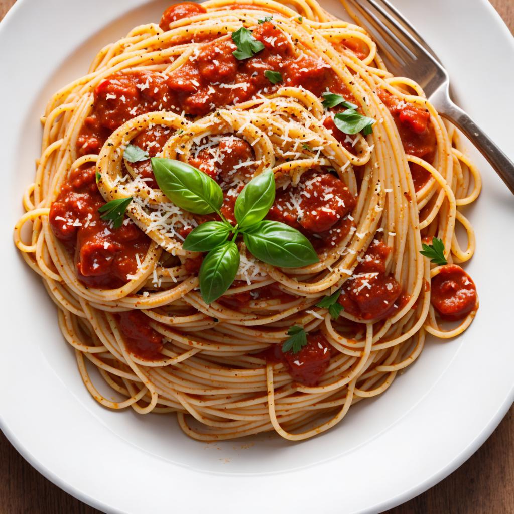 Delicious spaghetti by @vw6gfdck by @ai_generated