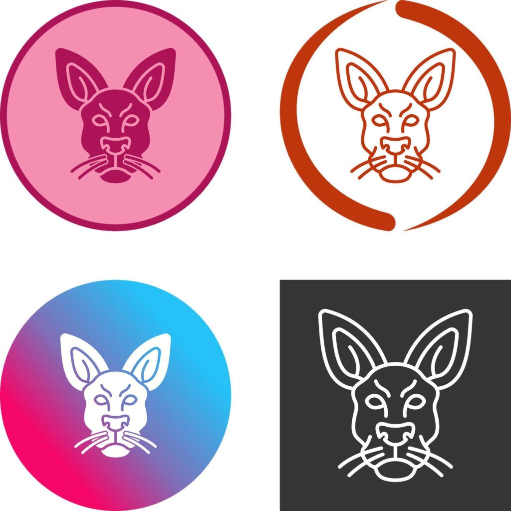 Kangaroo Icon Design Stock Free