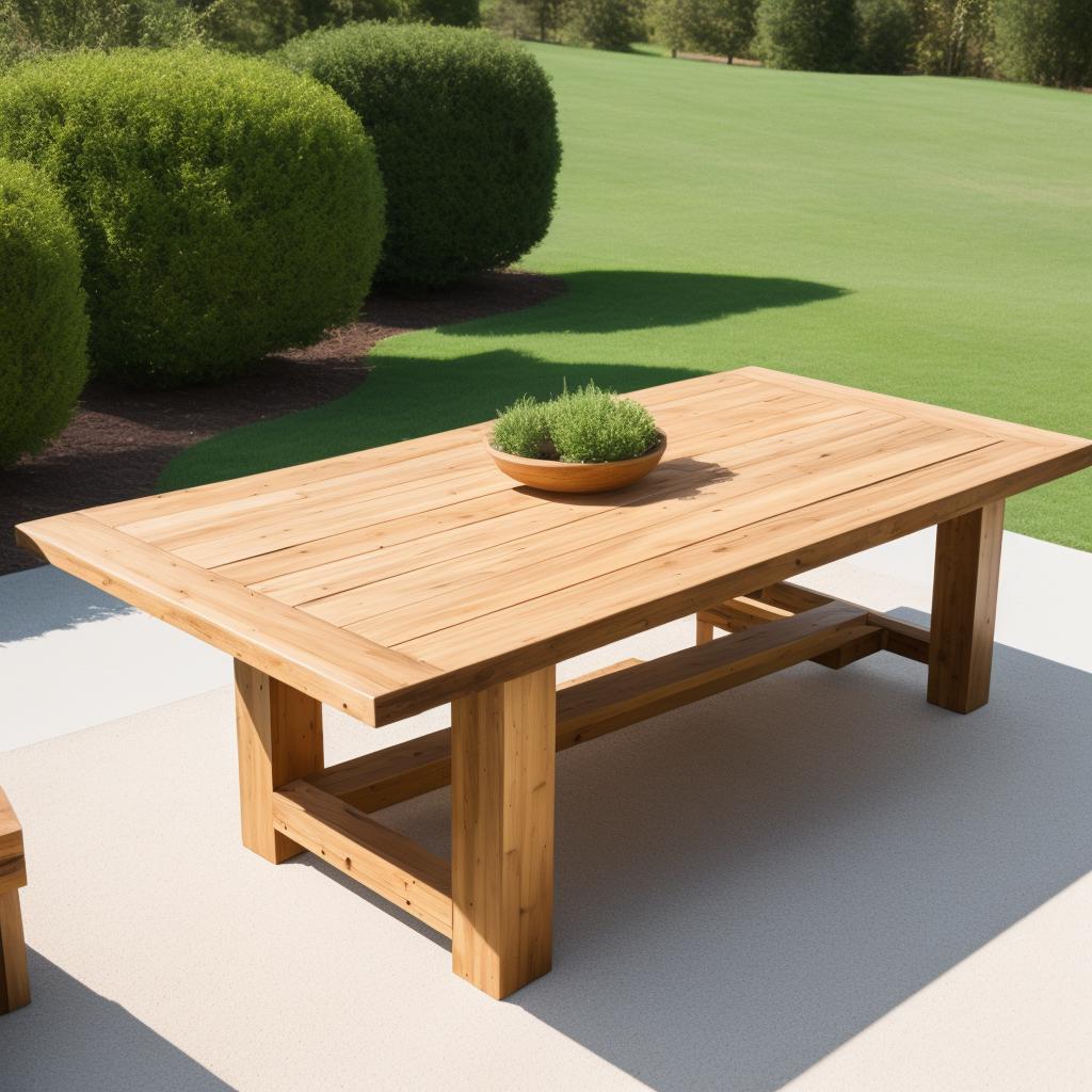 Create a terrazza table by @ai_generated