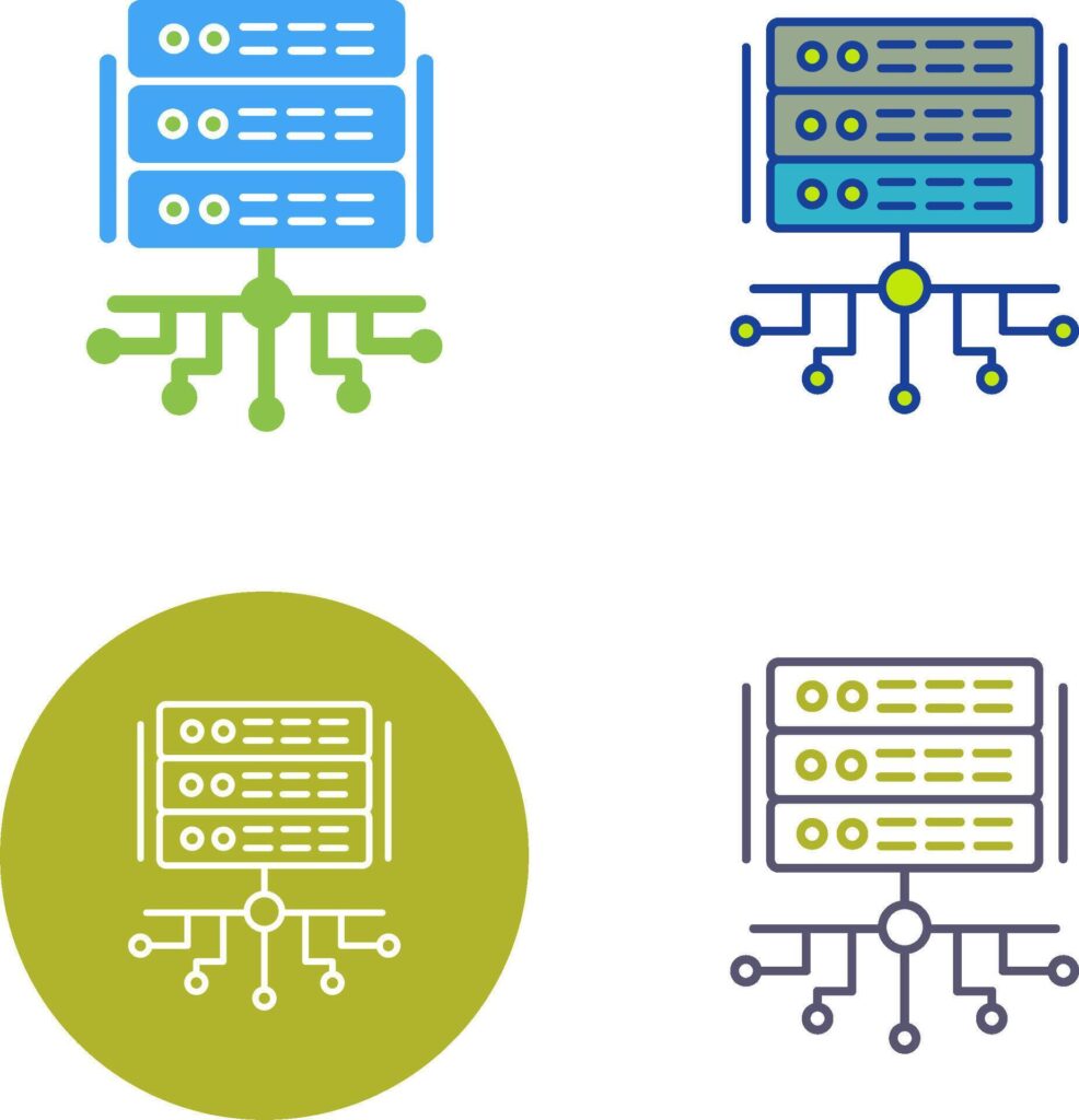 Server Icon Design Stock Free