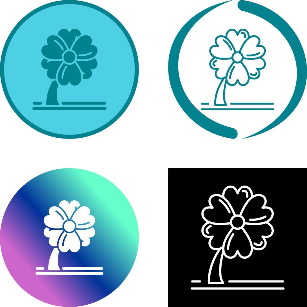 Clover Leaf Icon Design Stock Free